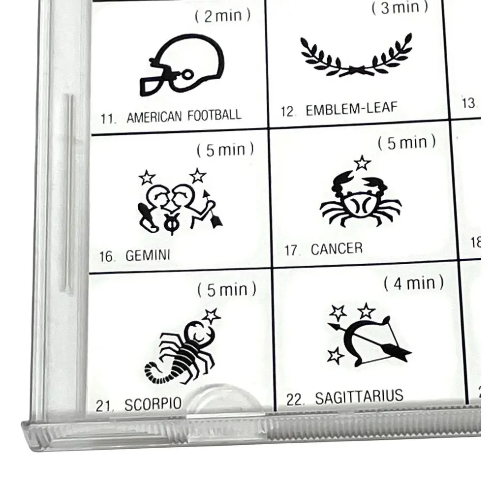Janome 8000 Memory Card 2 Vintage Design Series Embroidery NEW-Opened